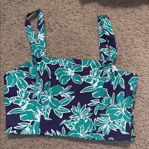 Floral crop top